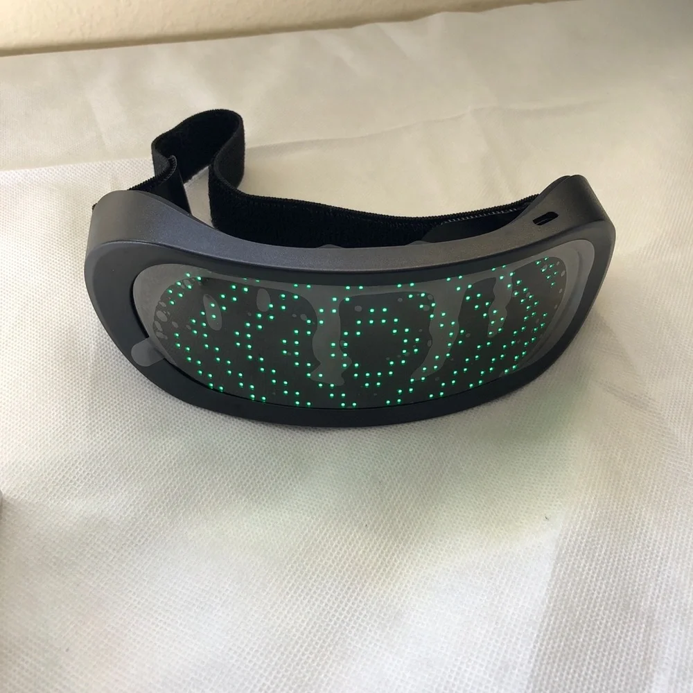 Shining Glasses futuristic LED luminous visor glasses for parties and festivals